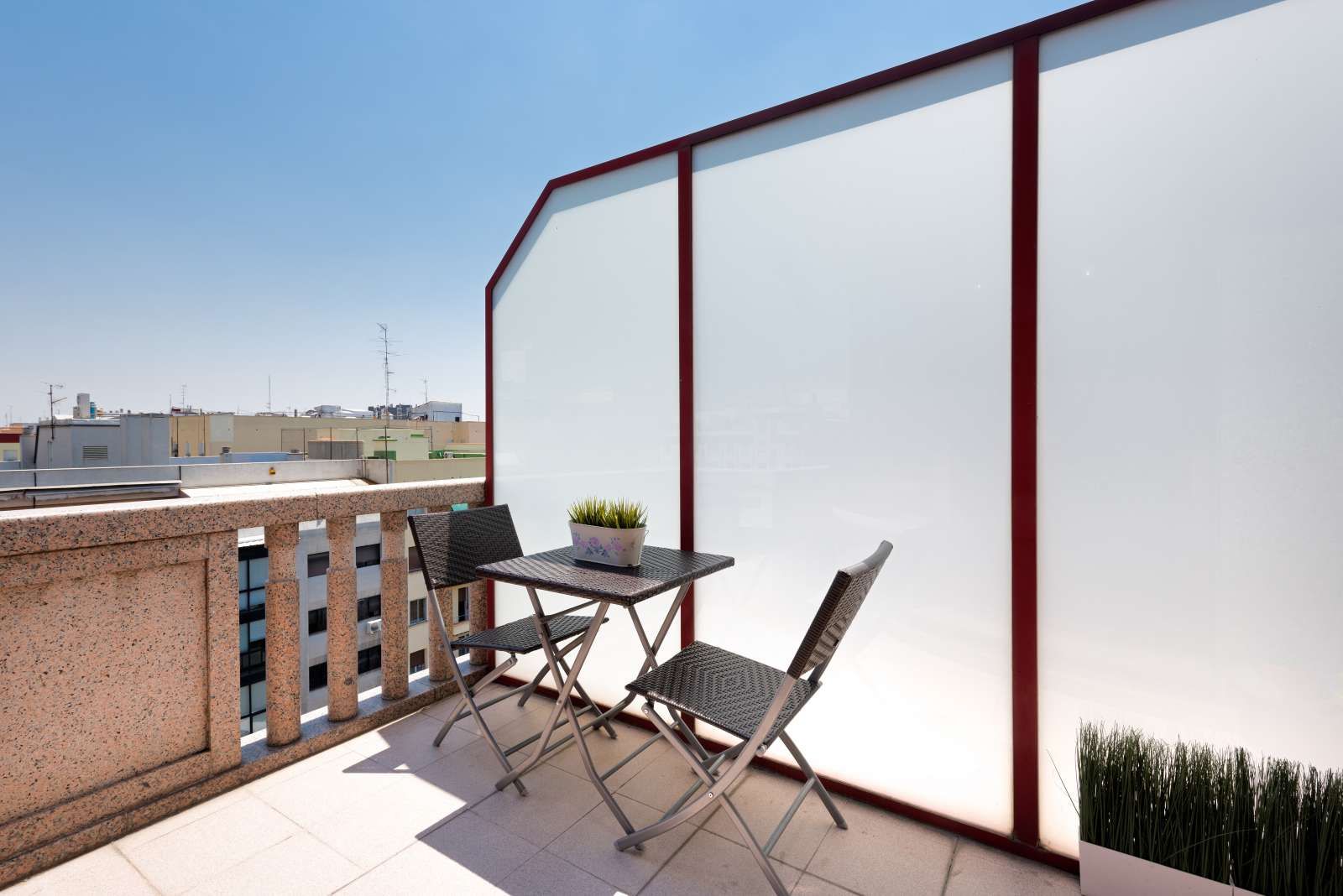 Terrassa de Estudi per a compartir en  Madrid Capital amb Aire condicionat i Terrassa