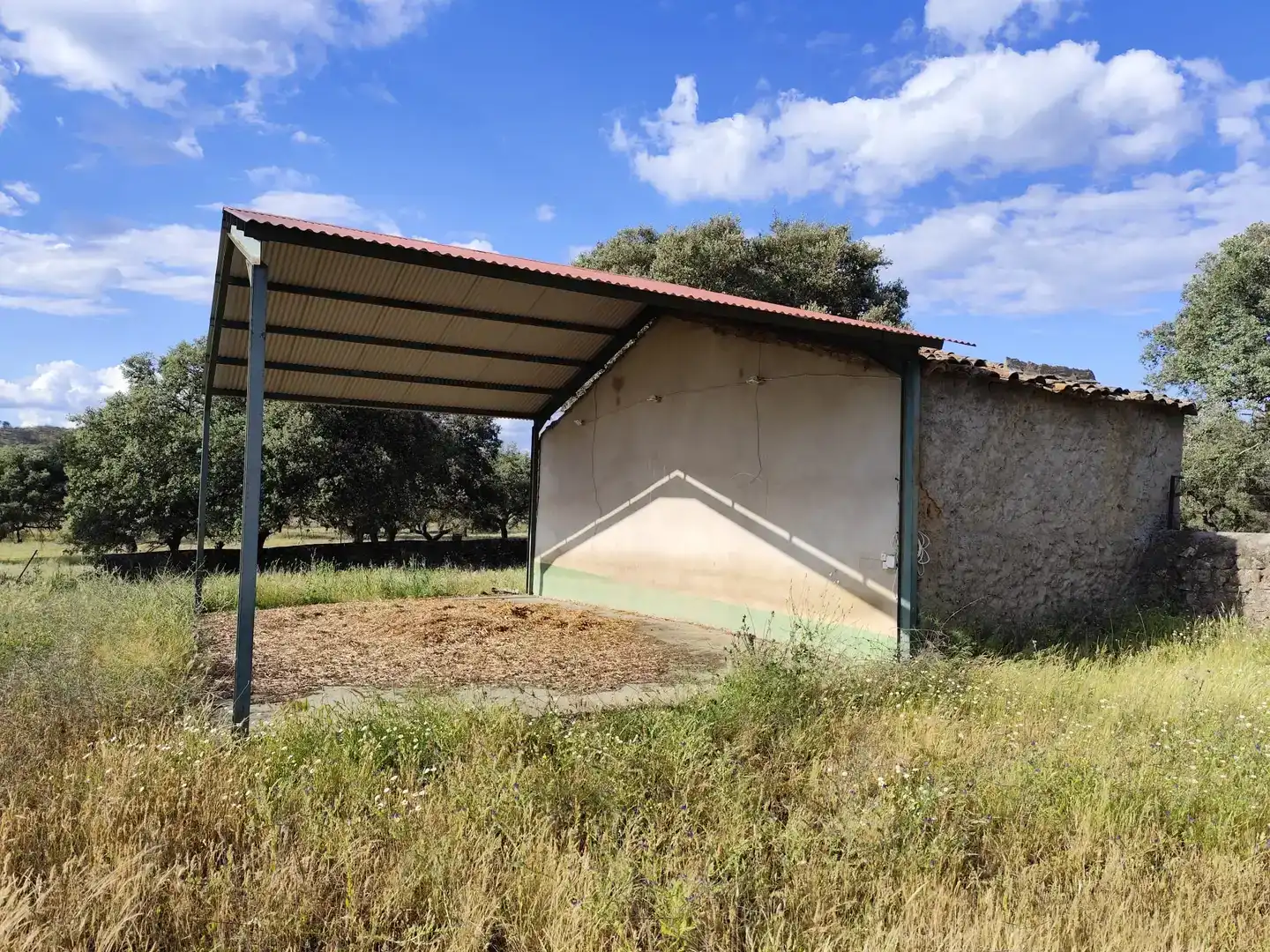 Vista exterior de Finca rústica en venda en Castilblanco