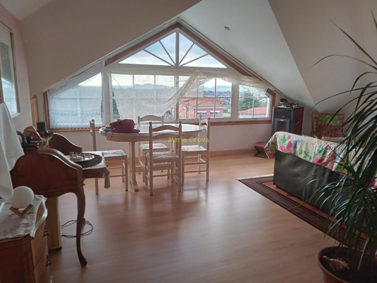 Living room of Flat for sale in Vigo   with Heating, Terrace and Storage room
