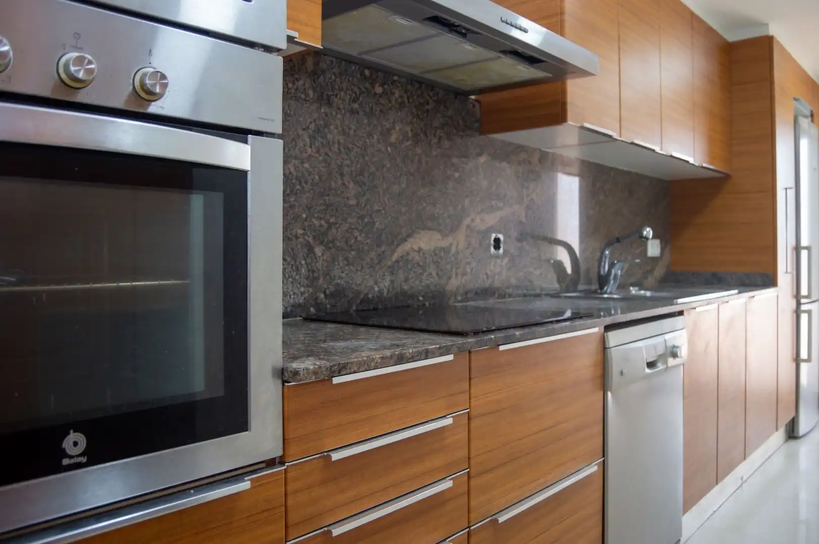 Kitchen of Flat for sale in Llagostera  with Air Conditioner, Terrace and Community pool