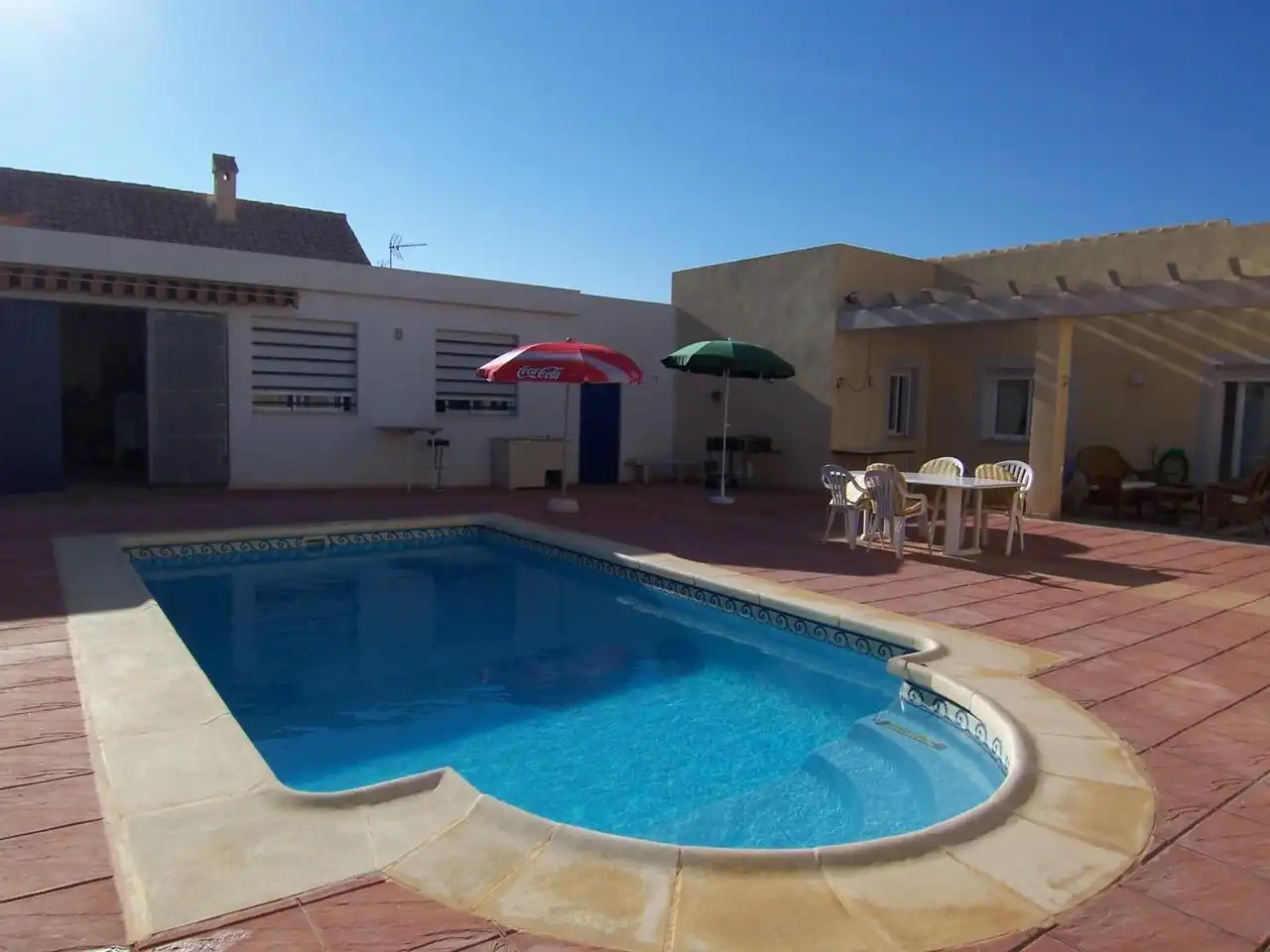 Piscina de Casa o xalet en venda en Cartagena amb Calefacció, Jardí privat i Terrassa