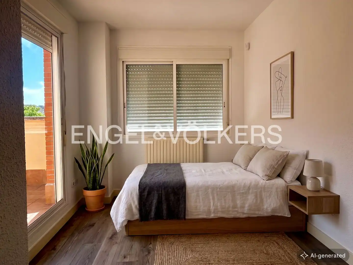 Bedroom of Attic for sale in Alcobendas  with Heating, Terrace and Swimming Pool