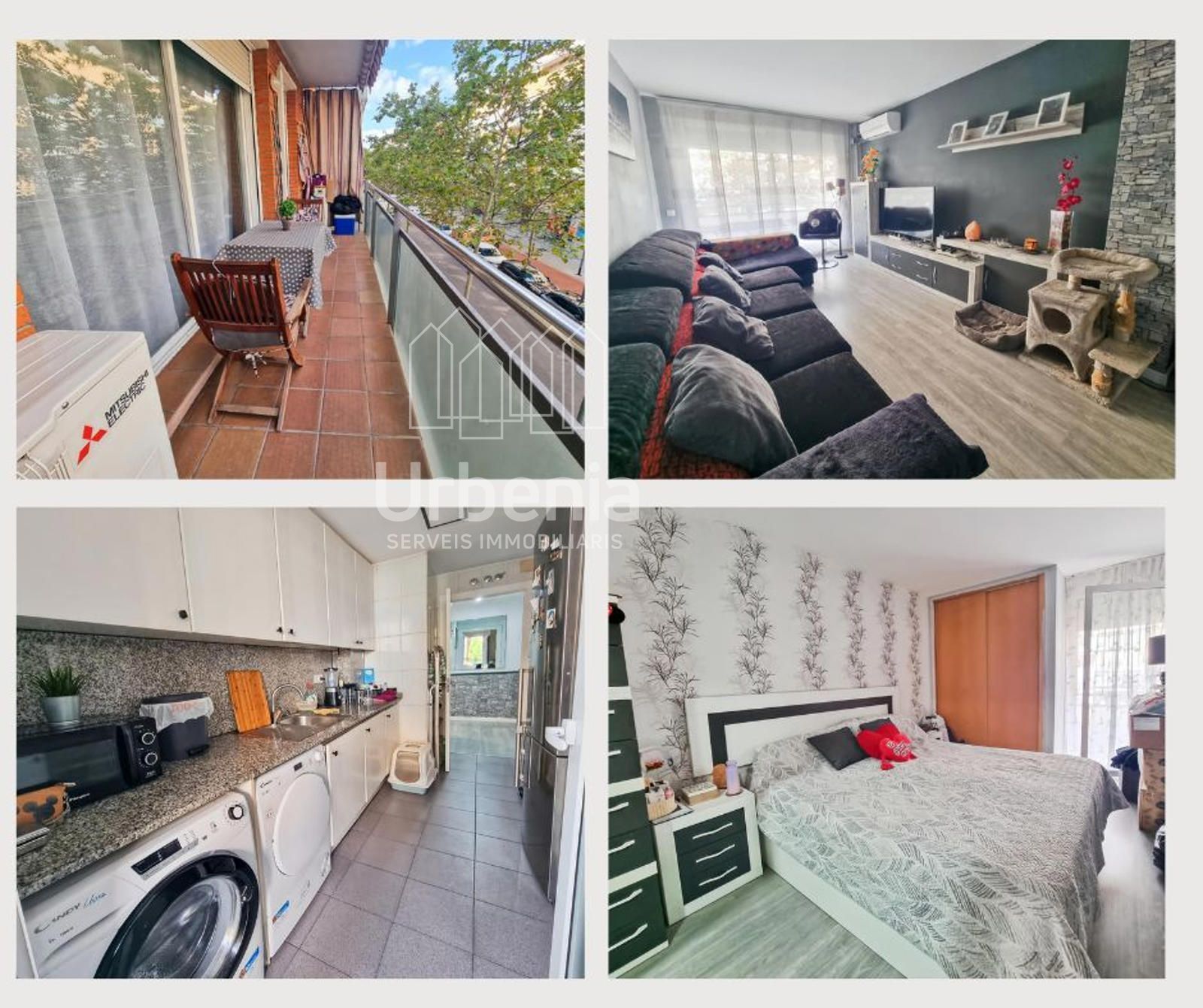 Exterior view of Flat for sale in Mataró  with Air Conditioner, Heating and Terrace