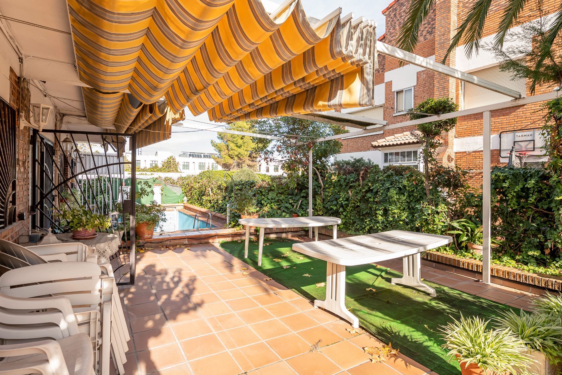 Terraza de Casa o chalet en venta en  Madrid Capital con Aire acondicionado, Calefacción y Jardín privado