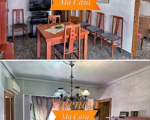 Dining room of Flat to rent in  Valencia Capital  with Air Conditioner, Heating and Furnished