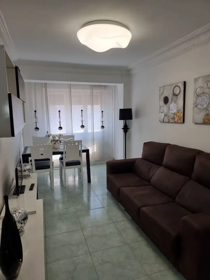 Sala de estar de Piso de alquiler en Zaragoza con Calefacción, Amueblado y Horno