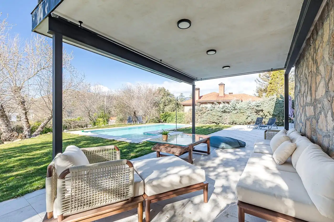 Terraza de Casa o chalet en venta en El Escorial con Calefacción, Jardín privado y Terraza