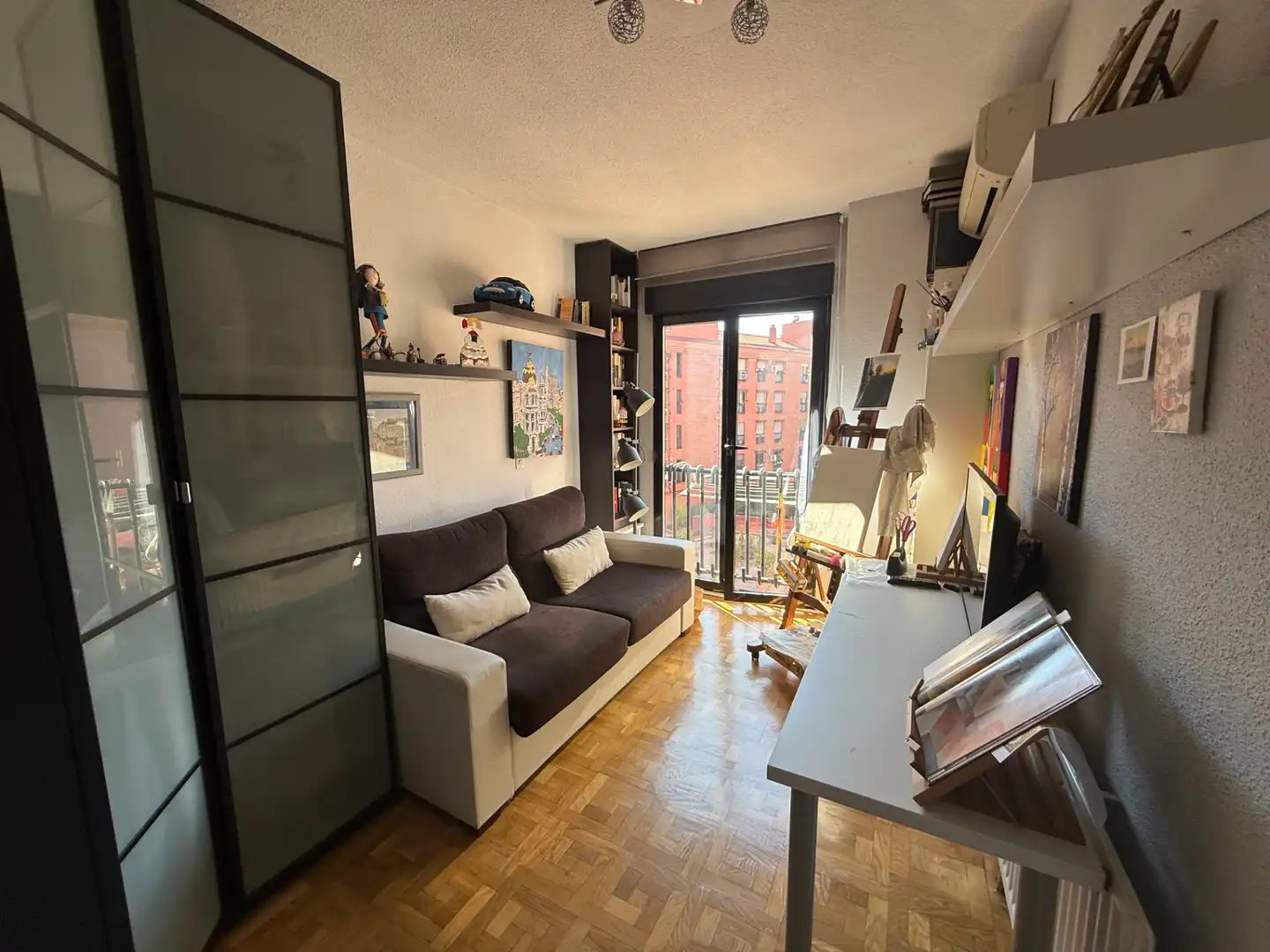 Schlafzimmer von Wohnung zum Verkauf in Madrid mit Klimaanlage, Heizung und Privatgarten