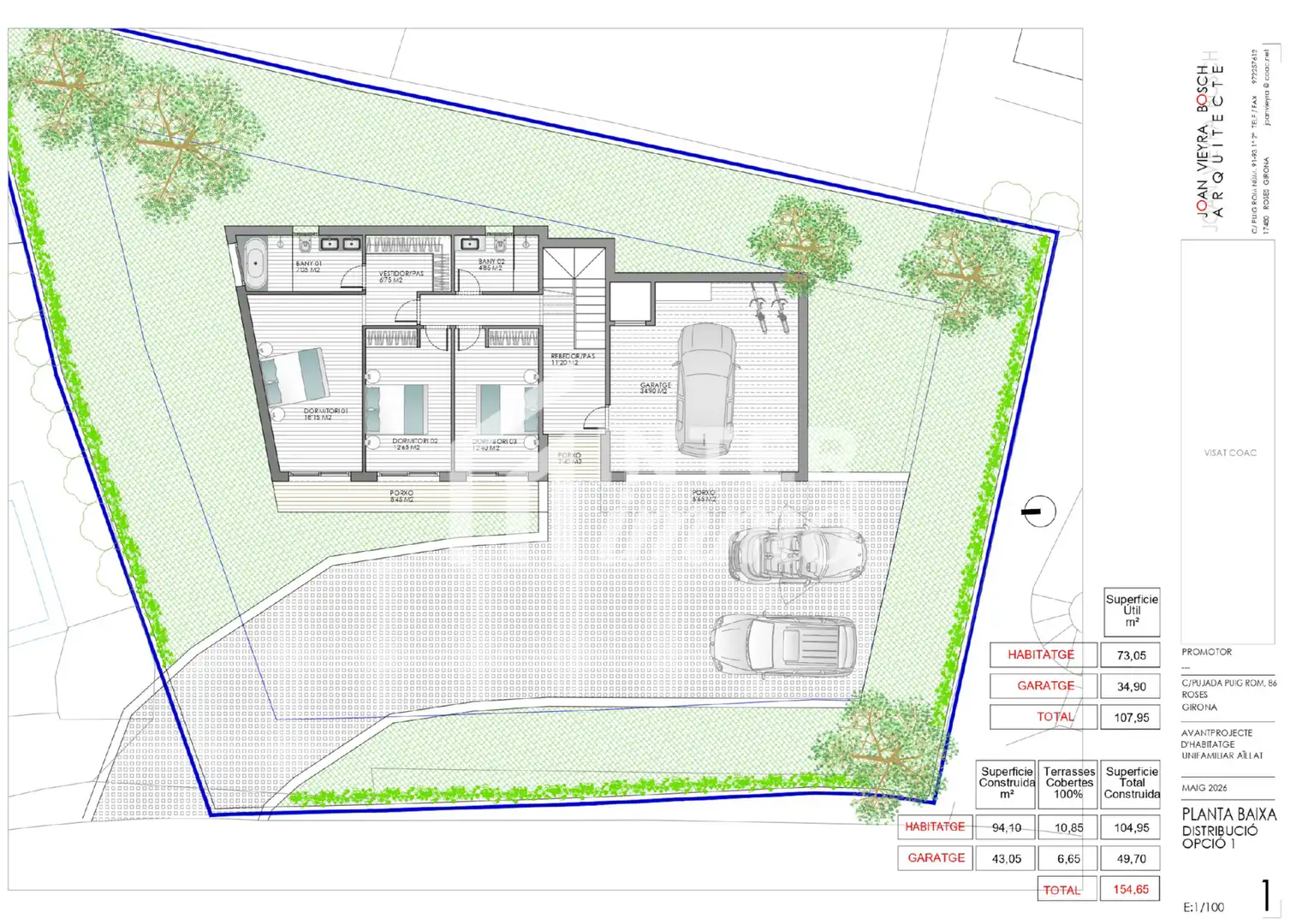 Terreno residencial en venta en Calle Pujada al Puig Rom 86, imagen 8