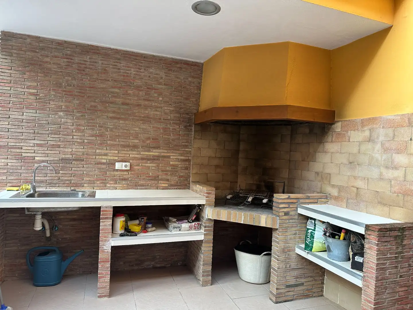 Cocina de Finca rústica en venta en Aielo de Malferit con Calefacción, Terraza y Piscina