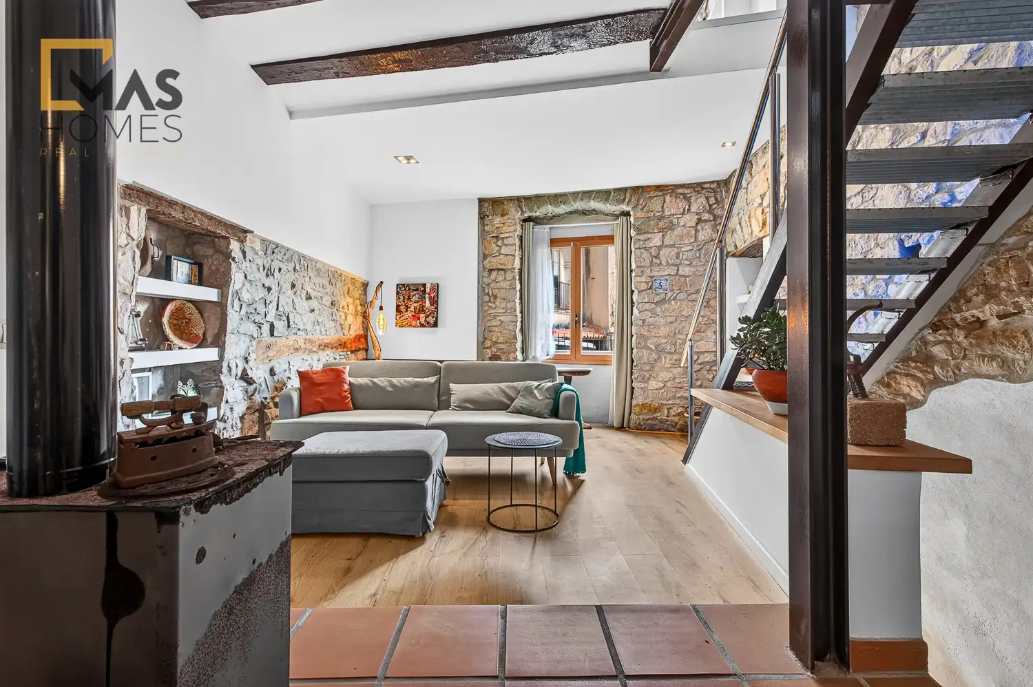 Sala de estar de Casa o chalet en venta en Calaf con Terraza y Balcón