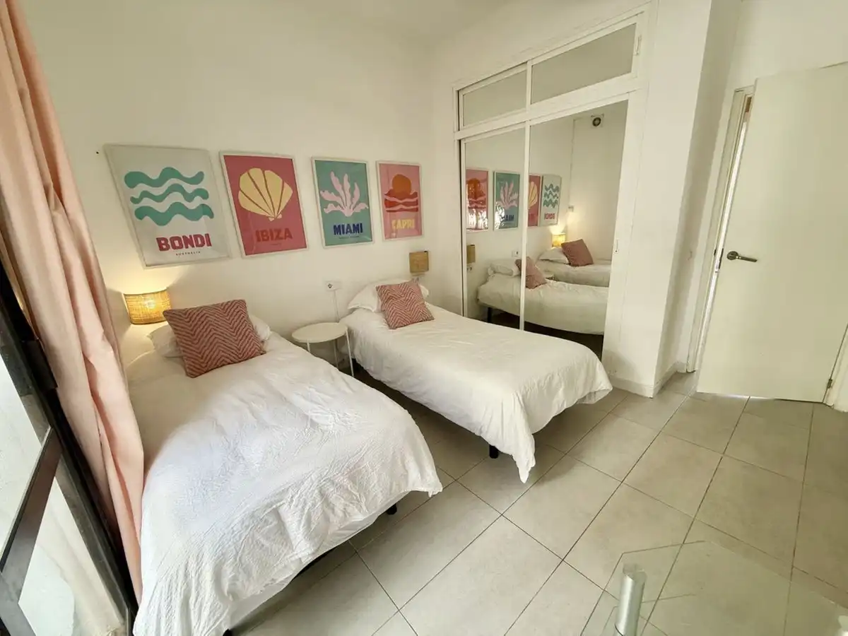 Schlafzimmer von Erdgeschoss zum Verkauf in Mijas mit Klimaanlage, Heizung und Privatgarten