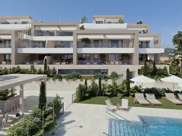Apartament amb piscina en venda a Estepona Pueblo