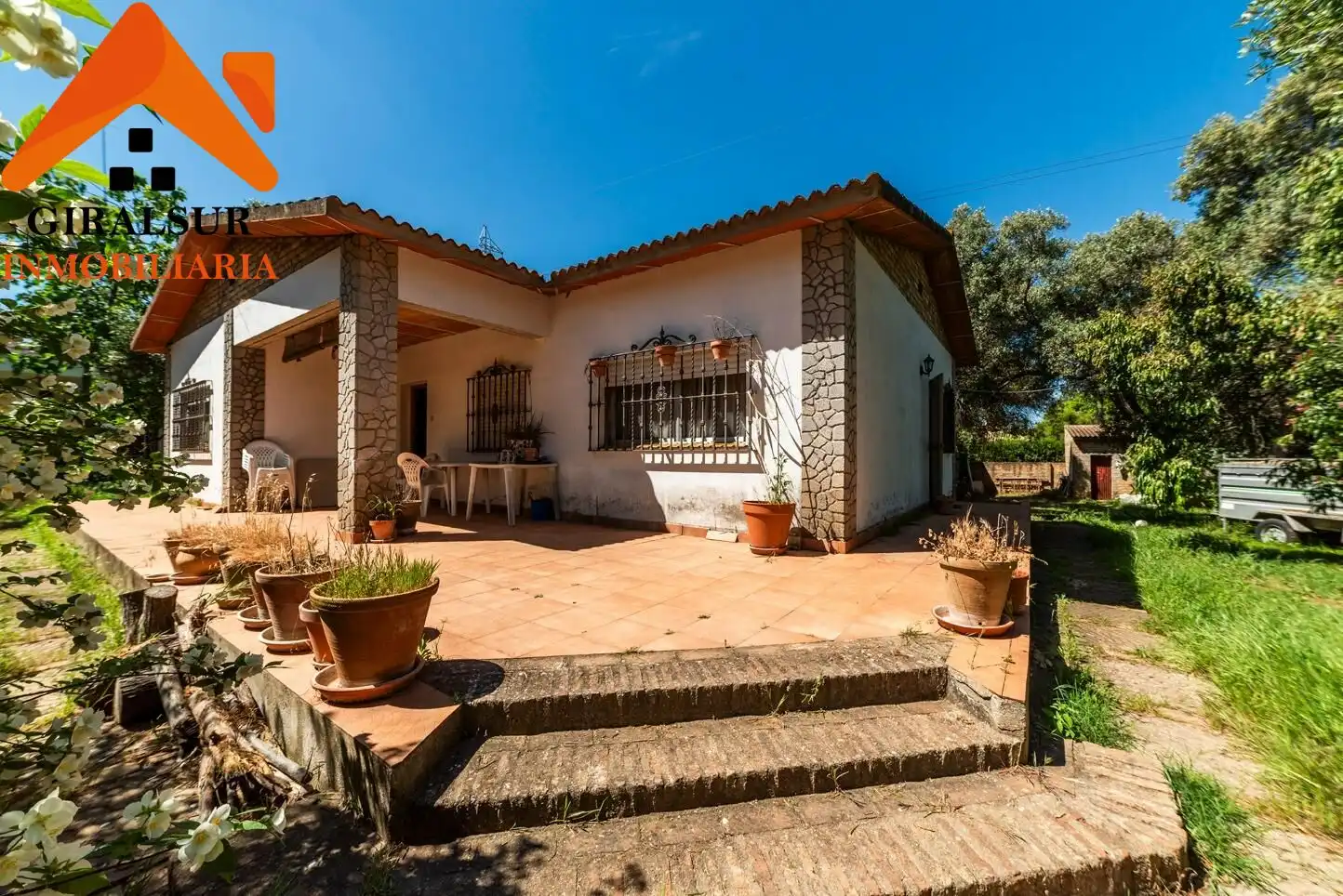 Jardí de Casa o xalet en venda en Alcalá de Guadaira amb Aire condicionat, Jardí privat i Terrassa