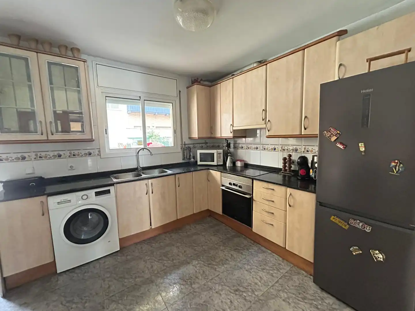 Kitchen of Houses for sale in Sant Adrià de Besòs  with Air Conditioner, Heating and Terrace