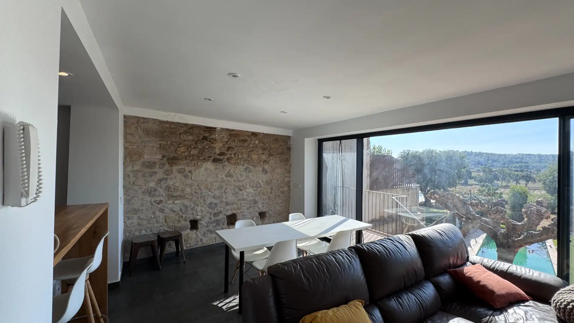 Dining room of Country homes for sale in Corçà  with Air Conditioner, Heating and Private garden