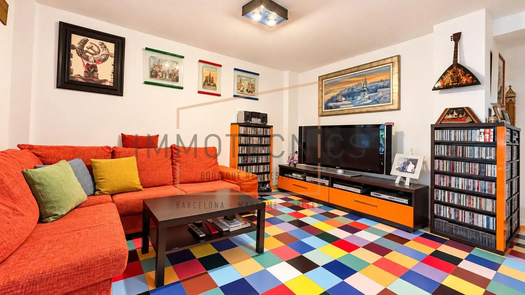 Sala de estar de Casa adosada en venta en Canet de Mar, Barcelona