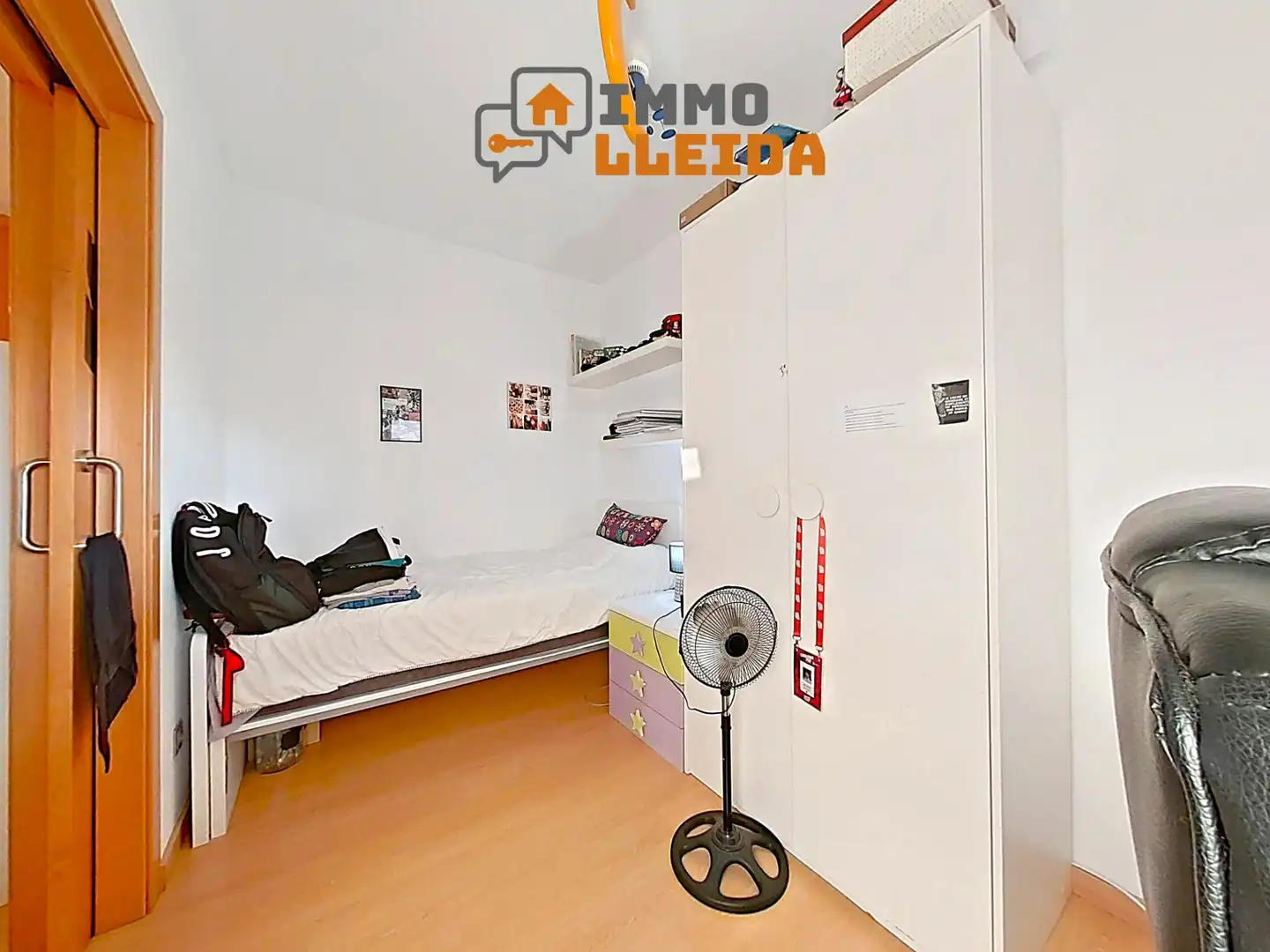 Schlafzimmer von Wohnung zum Verkauf in Lleida mit Klimaanlage, Heizung und Privatgarten