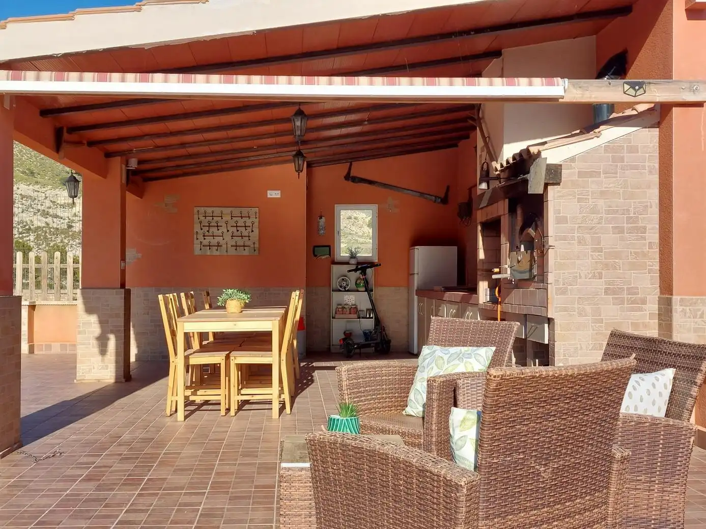 Terrassa de Casa o xalet en venda en Aigües amb Calefacció, Jardí privat i Terrassa