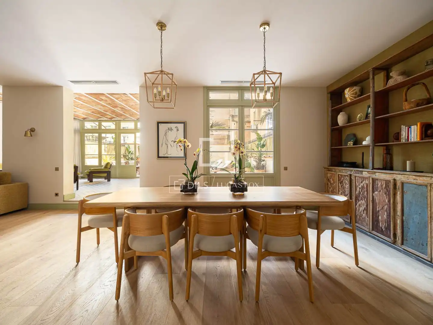 Dining room of Flat for sale in Barcelona  with Air Conditioner, Heating and Terrace