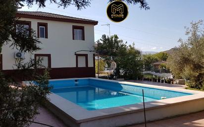 Exterior view of House or chalet for sale in  Jaén Capital  with Terrace and Swimming Pool