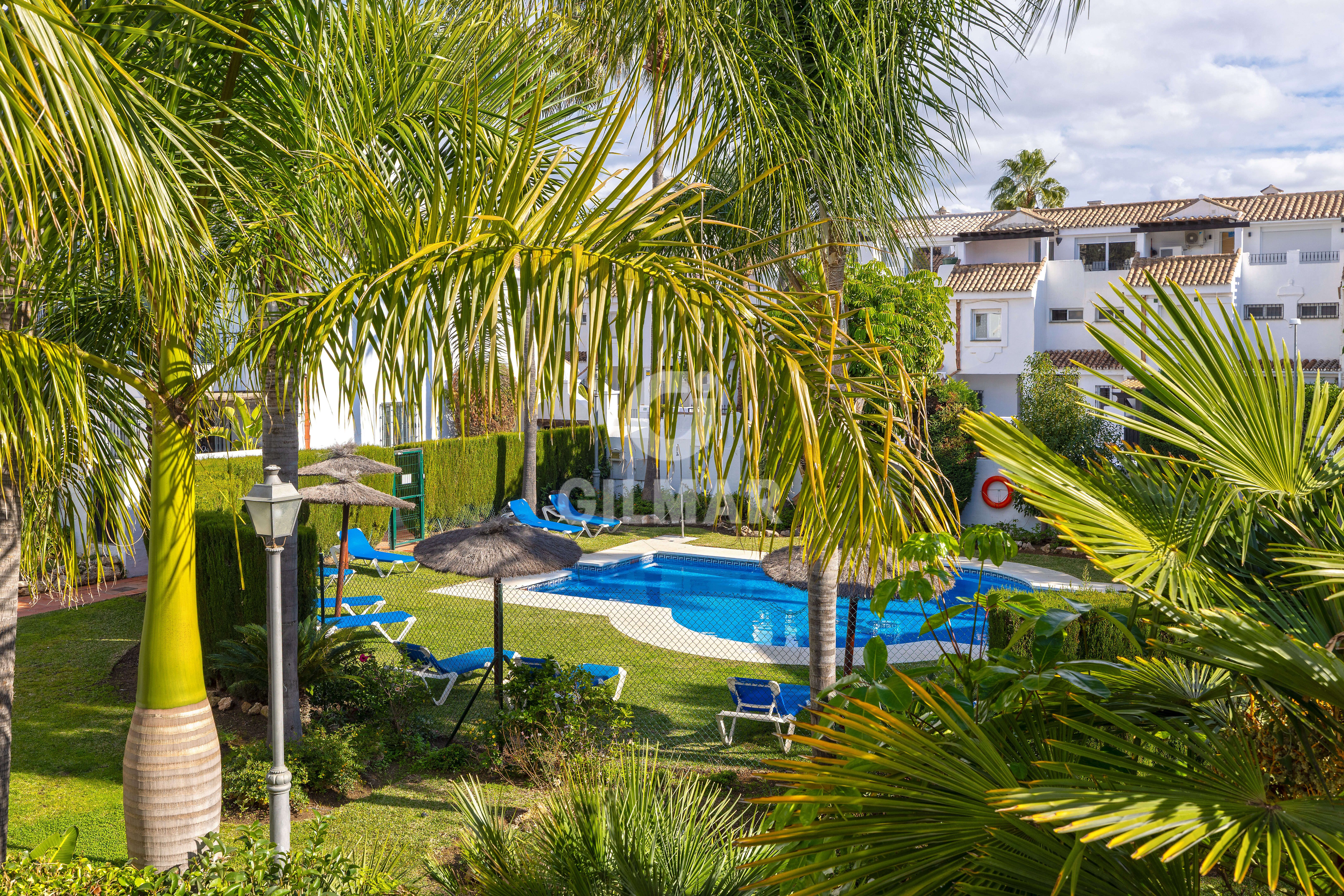 Garden of Single-family semi-detached for sale in Marbella  with Heating, Private garden and Swimming Pool