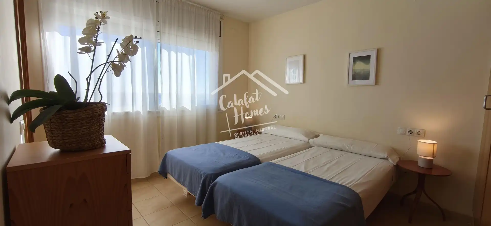 Schlafzimmer von Wohnung zum Verkauf in L'Ametlla de Mar  mit Klimaanlage, Terrasse und Waschmaschine