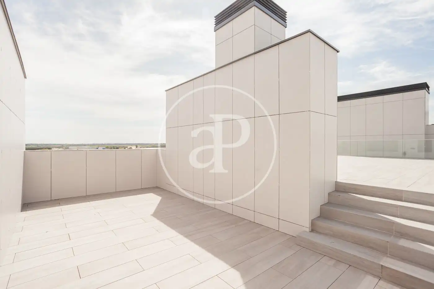 Terrace of Flat for rent in Pozuelo de Alarcón  with Air Conditioner, Heating and Private garden