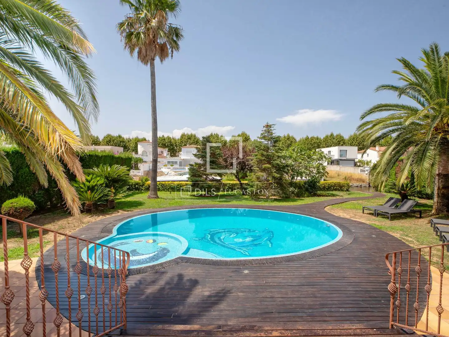 Jardín de Casa o chalet en venta en Empuriabrava con Aire acondicionado, Calefacción y Jardín privado