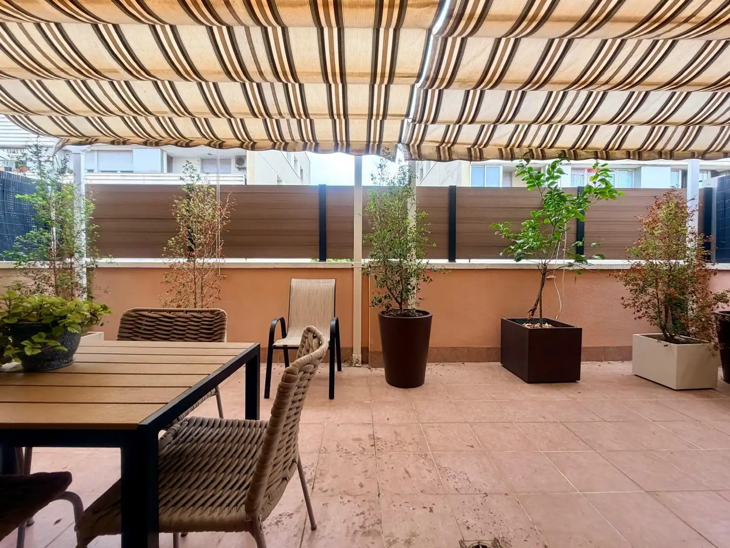 Terraza de Casa adosada en venta en Cunit con Aire acondicionado, Calefacción y Jardín privado