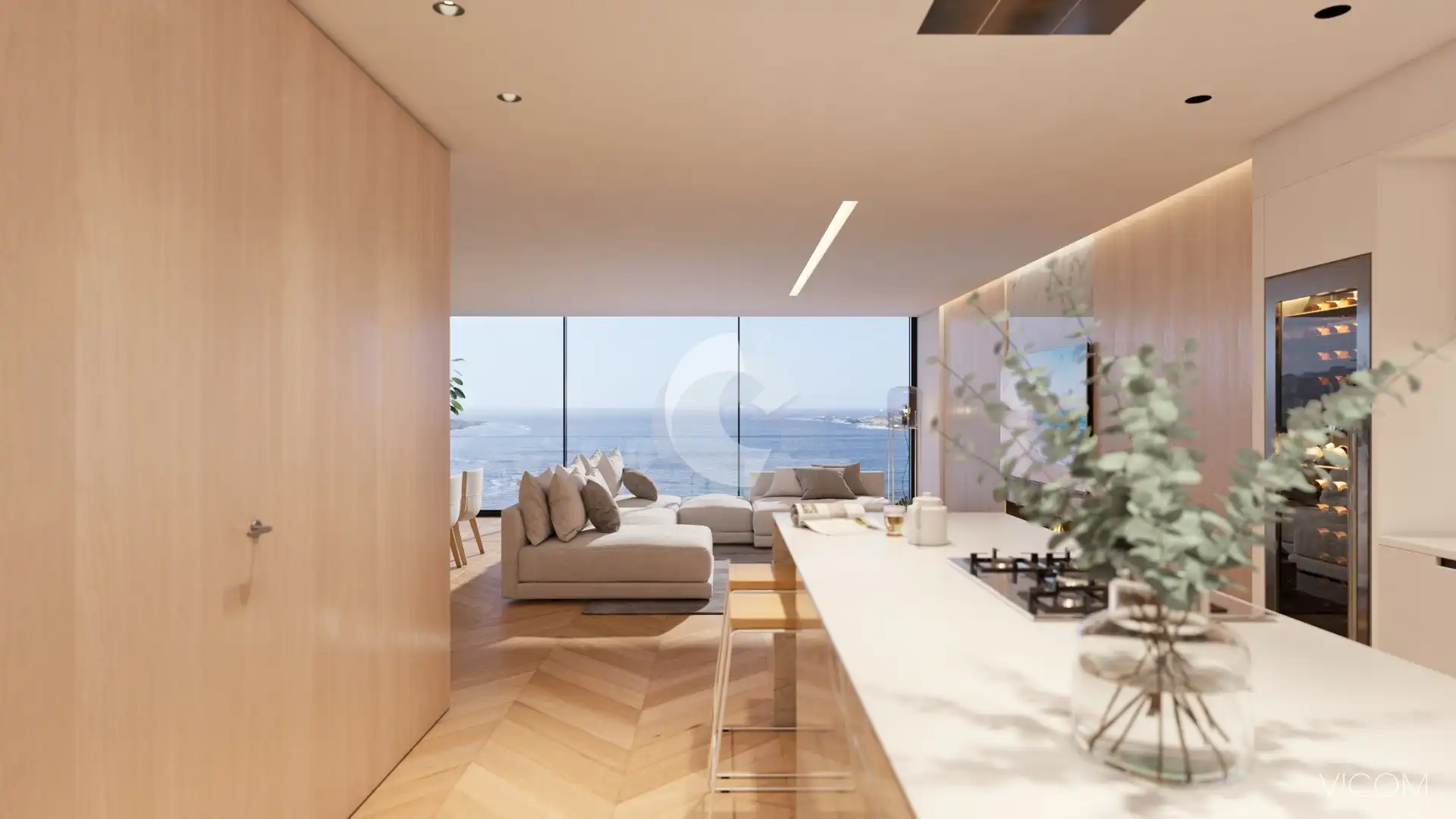 Sala de estar de Piso en venta en A Coruña Capital  con Calefacción, Trastero y Balcón