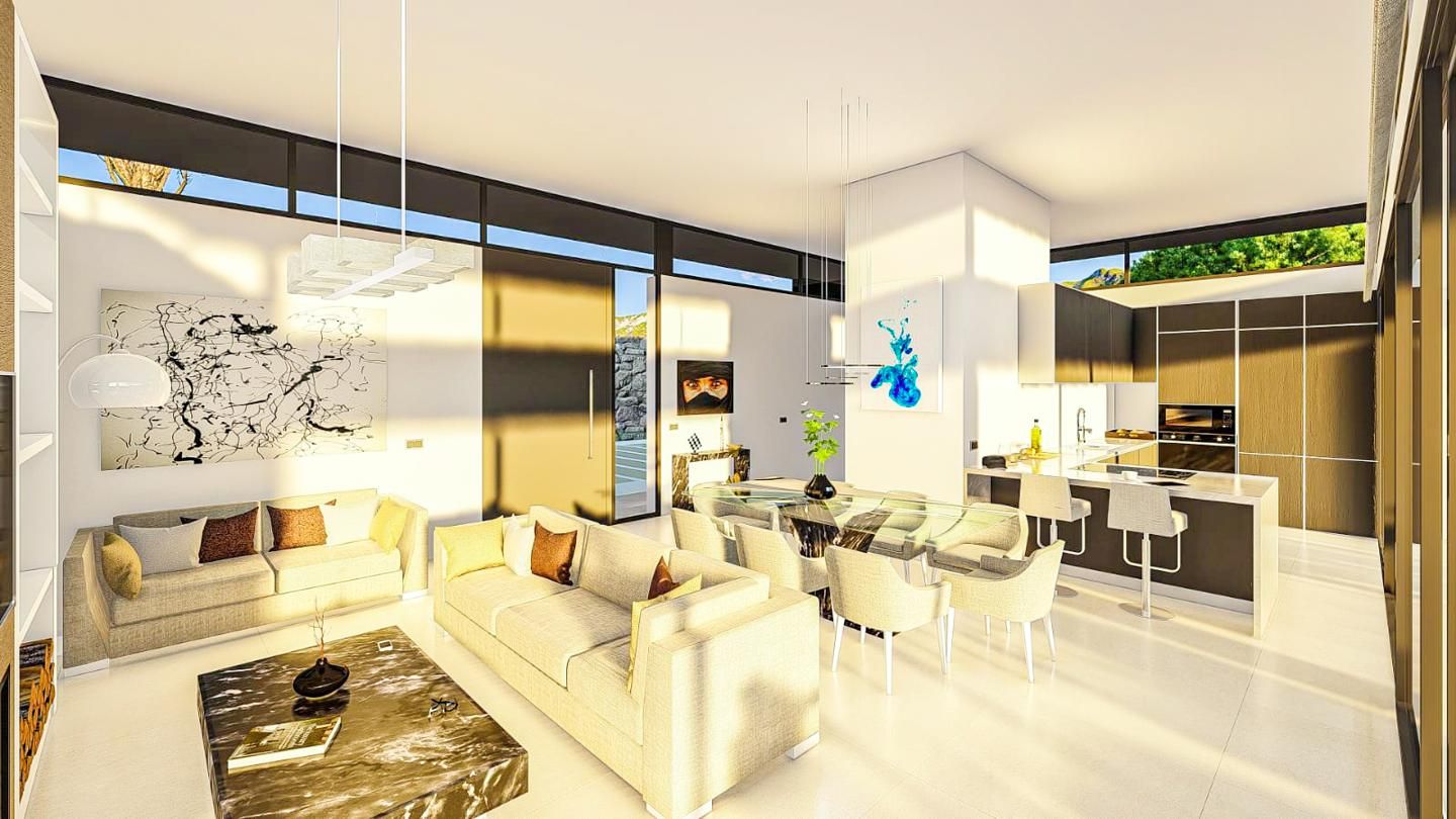 Living room of House or chalet for sale in Mijas  with Air Conditioner, Heating and Private garden