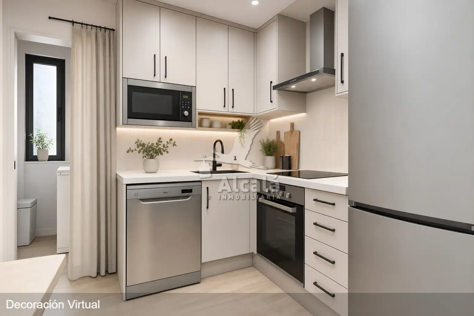 Kitchen of Flat for sale in Alcalá de Henares  with Air Conditioner, Heating and Terrace