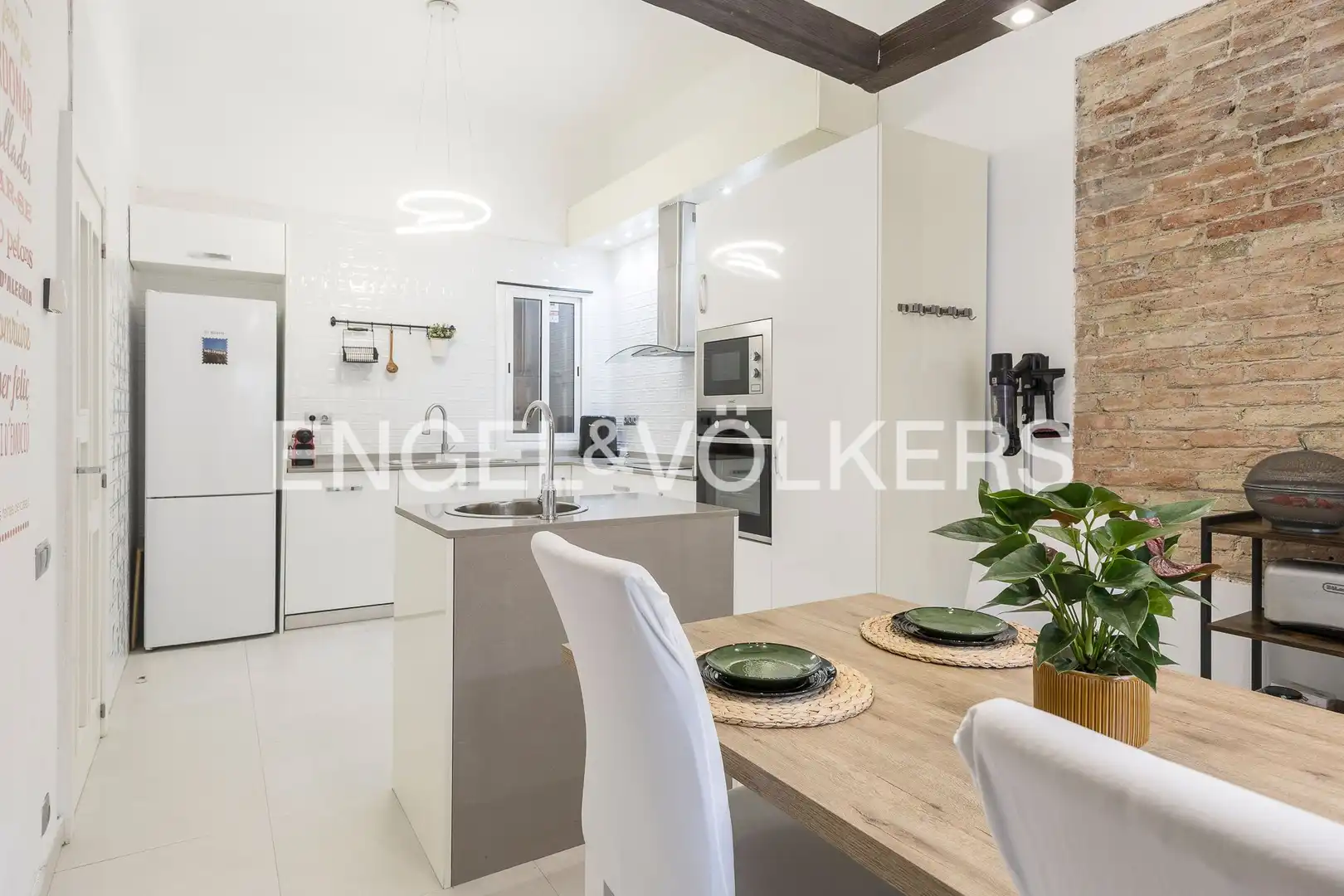 Cocina de Apartamento en venta en Barcelona con Calefacción