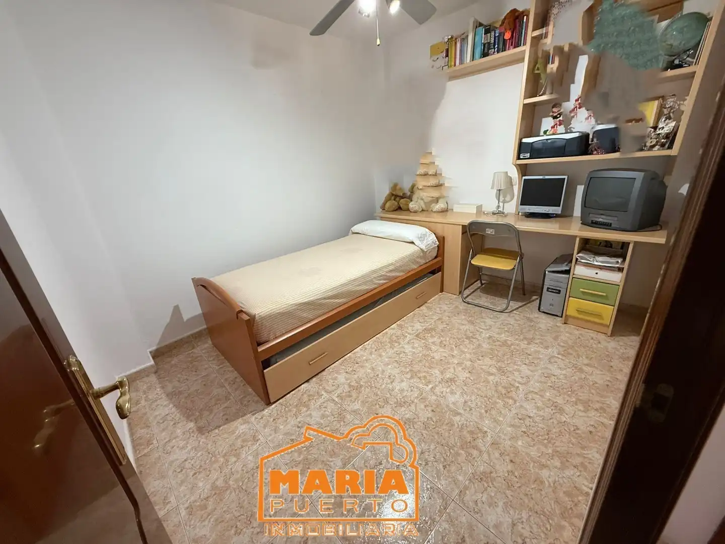 Schlafzimmer von Wohnung zum Verkauf in Málaga mit Klimaanlage und Terrasse