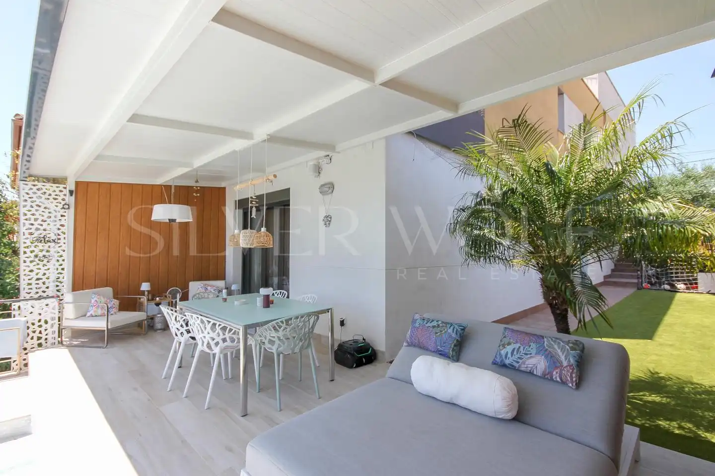 Terrassa de Casa o xalet en venda en Cubelles amb Aire condicionat, Calefacció i Jardí privat
