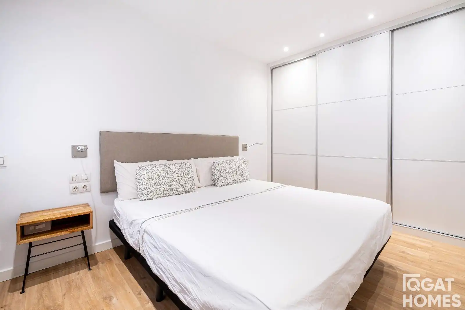 Schlafzimmer von Wohnung zur Miete in Rubí mit Klimaanlage und Möbliert