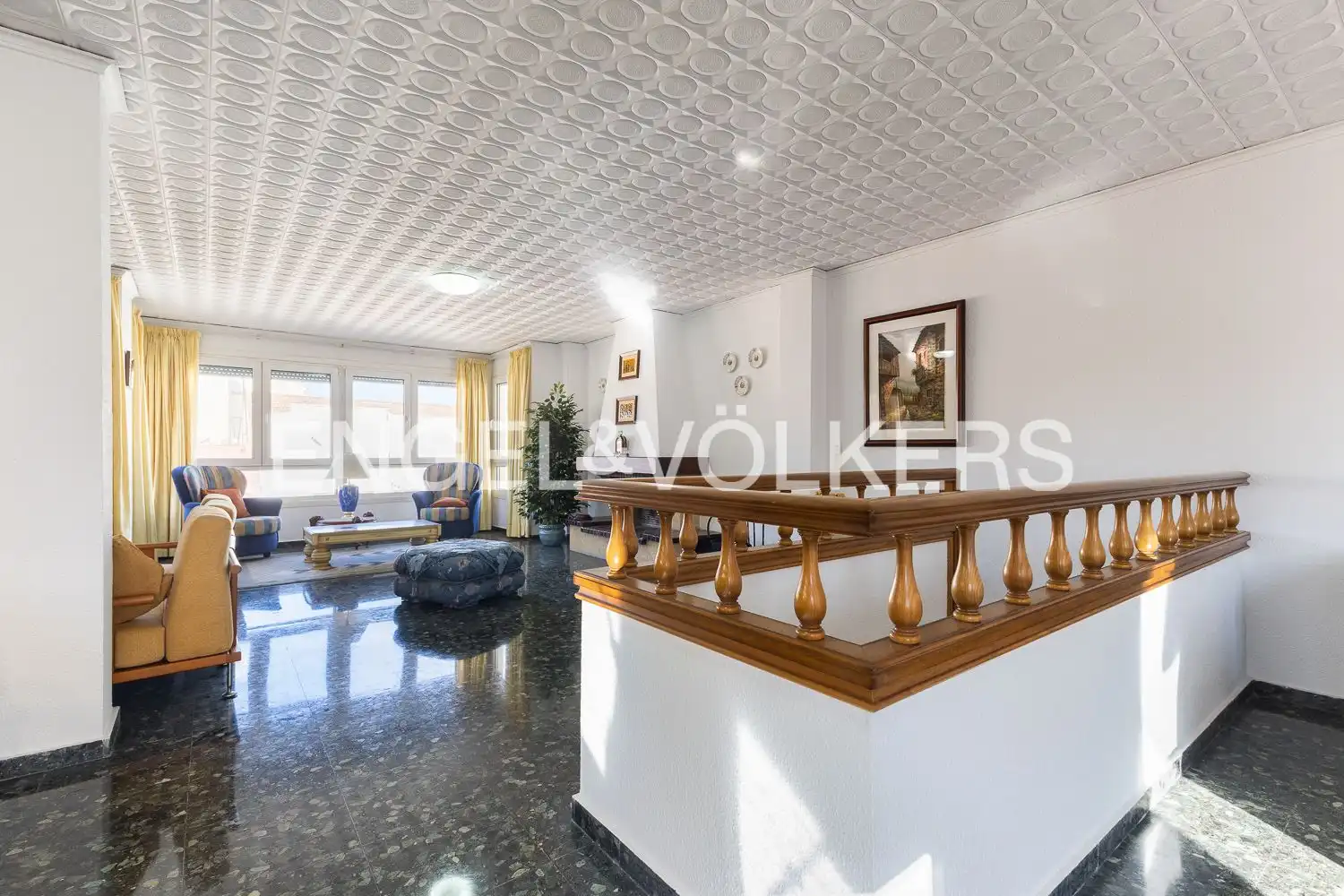 Sala de estar de Casa o chalet en venta en Alberic con Aire acondicionado, Calefacción y Terraza