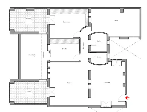 Attic for sale in Madrid  with Air Conditioner, Heating and Terrace