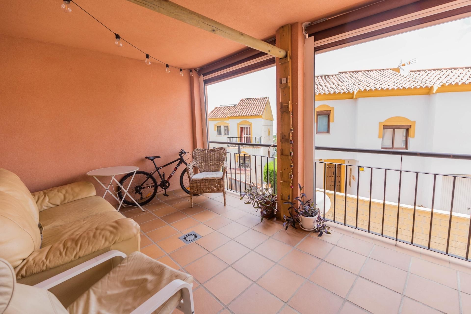 Terraza de Apartamento en venta en Benalmádena con Aire acondicionado