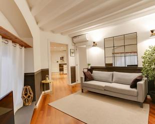 Sala d'estar de Apartament de lloguer en  Barcelona Capital amb Aire condicionat