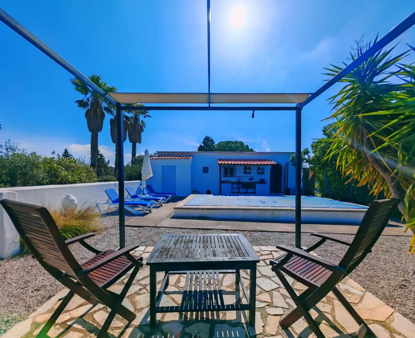 Terraza de Casa o chalet en venta en Medina Sidonia con Jardín privado, Piscina y Amueblado