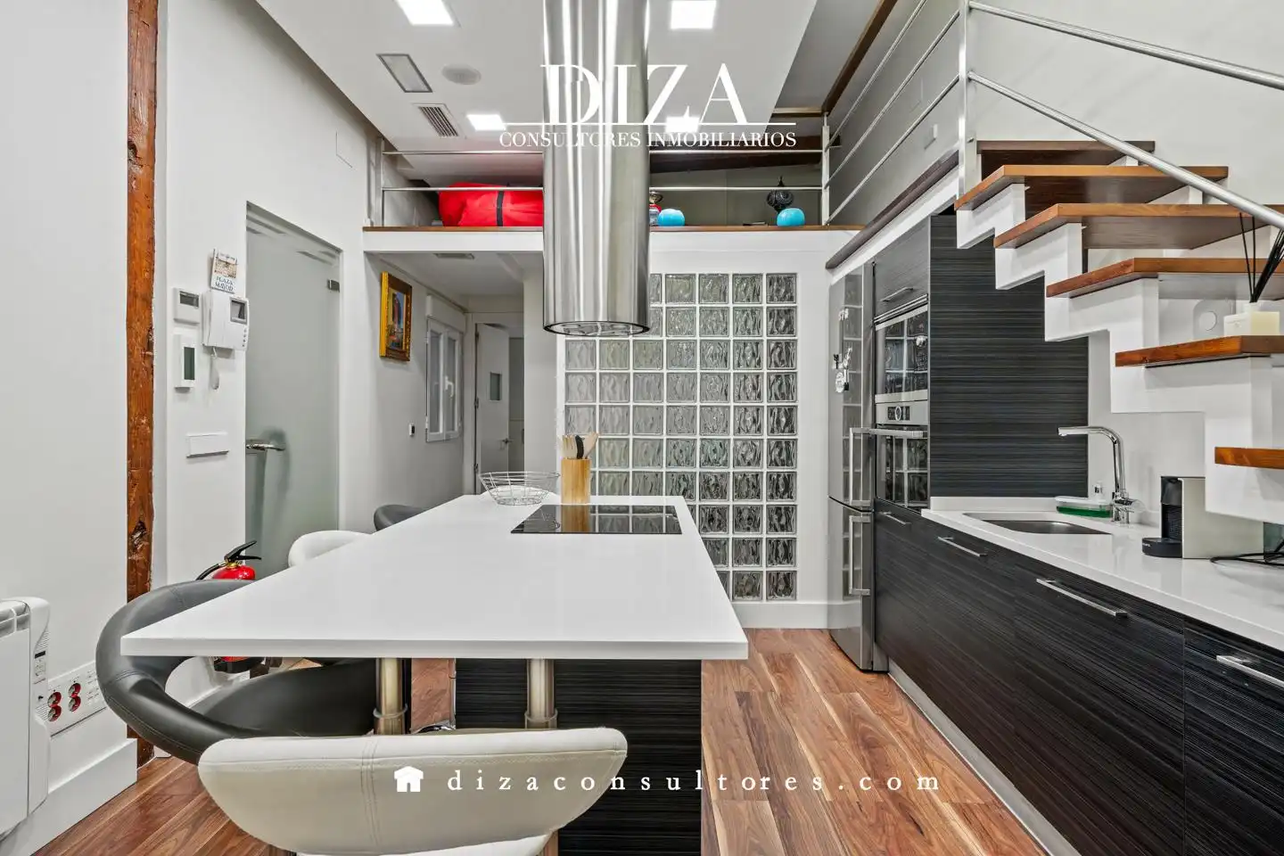 Cocina de Piso de alquiler en Madrid con Aire acondicionado, Calefacción y Amueblado