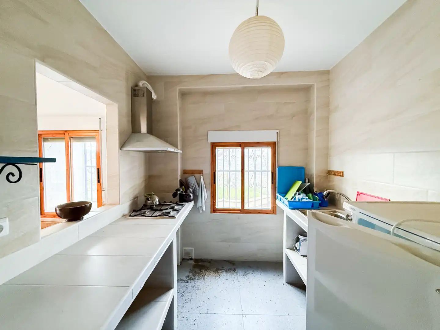 Cocina de Finca rústica en venta en Gor con Jardín privado, Terraza y Amueblado