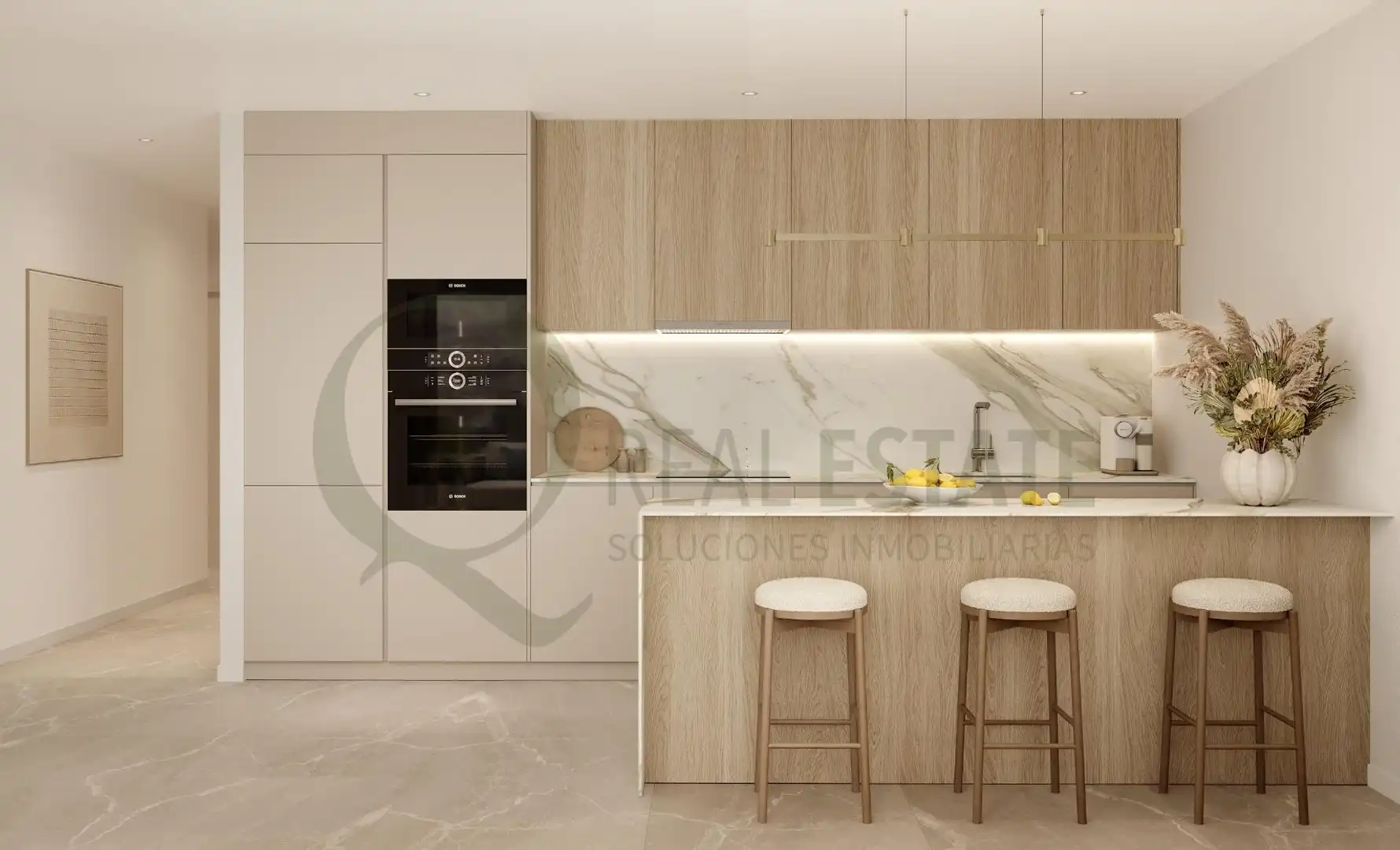Cocina de Piso en venta en Altea con Aire acondicionado, Calefacción y Jardín privado