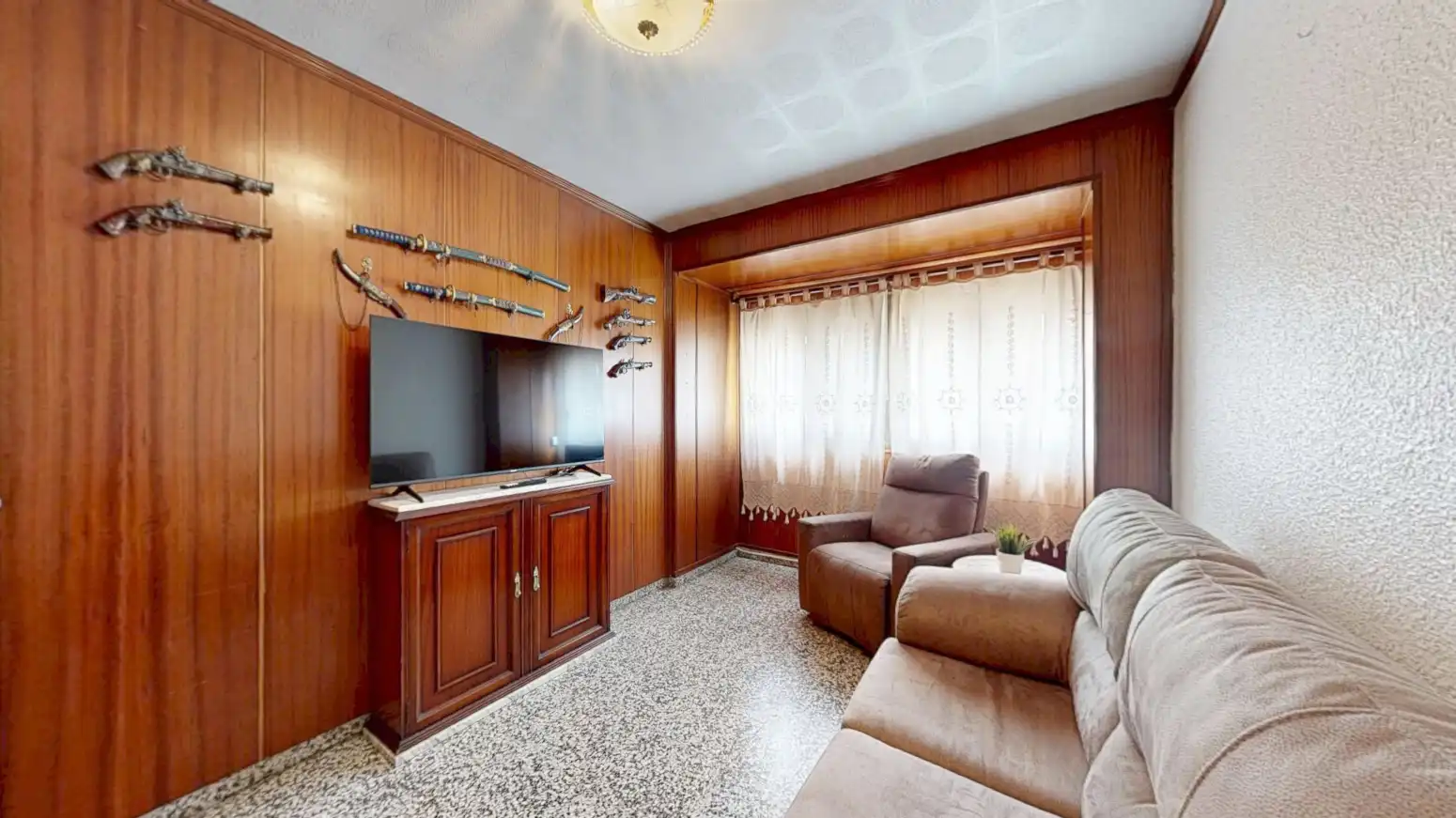 Sala de estar de Piso en venta en Valencia con Aire acondicionado y Balcón