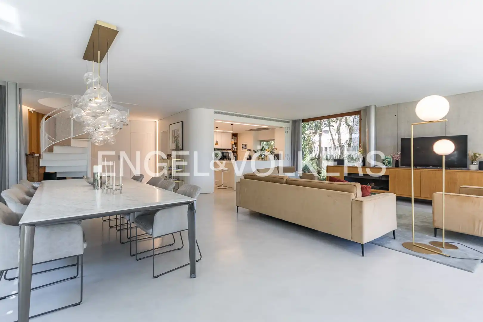 Living room of Houses for rent in Castelldefels  with Air Conditioner, Heating and Private garden