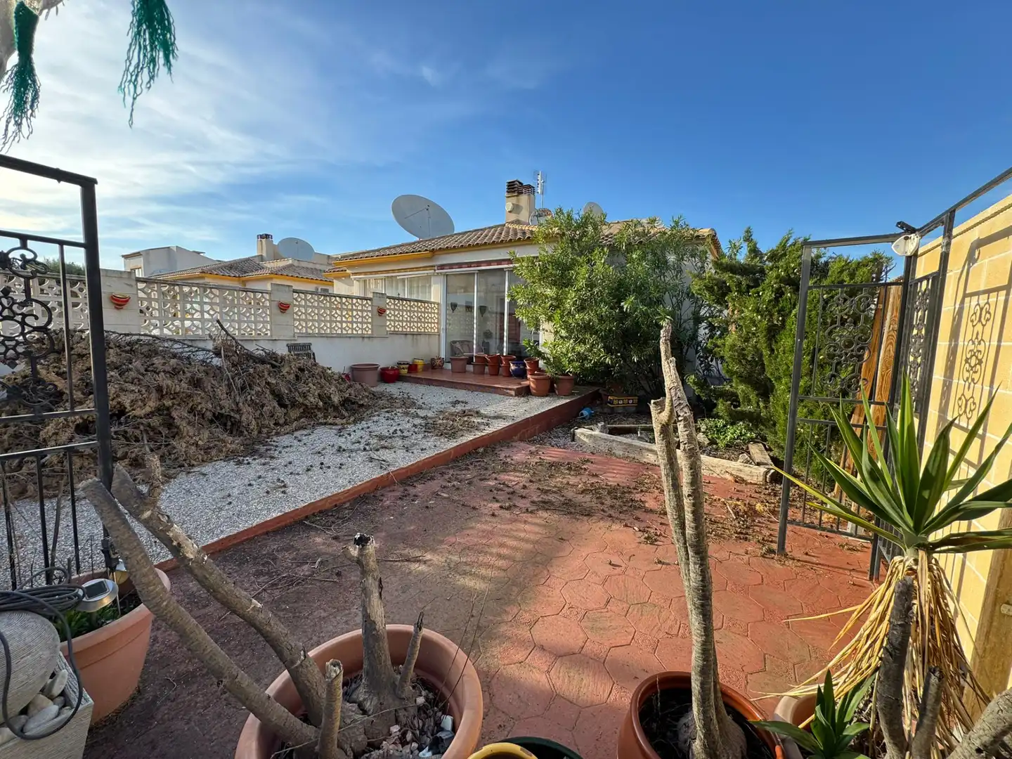 Garden of Detached homes for sale in Castalla  with Air Conditioner, Private garden and Terrace