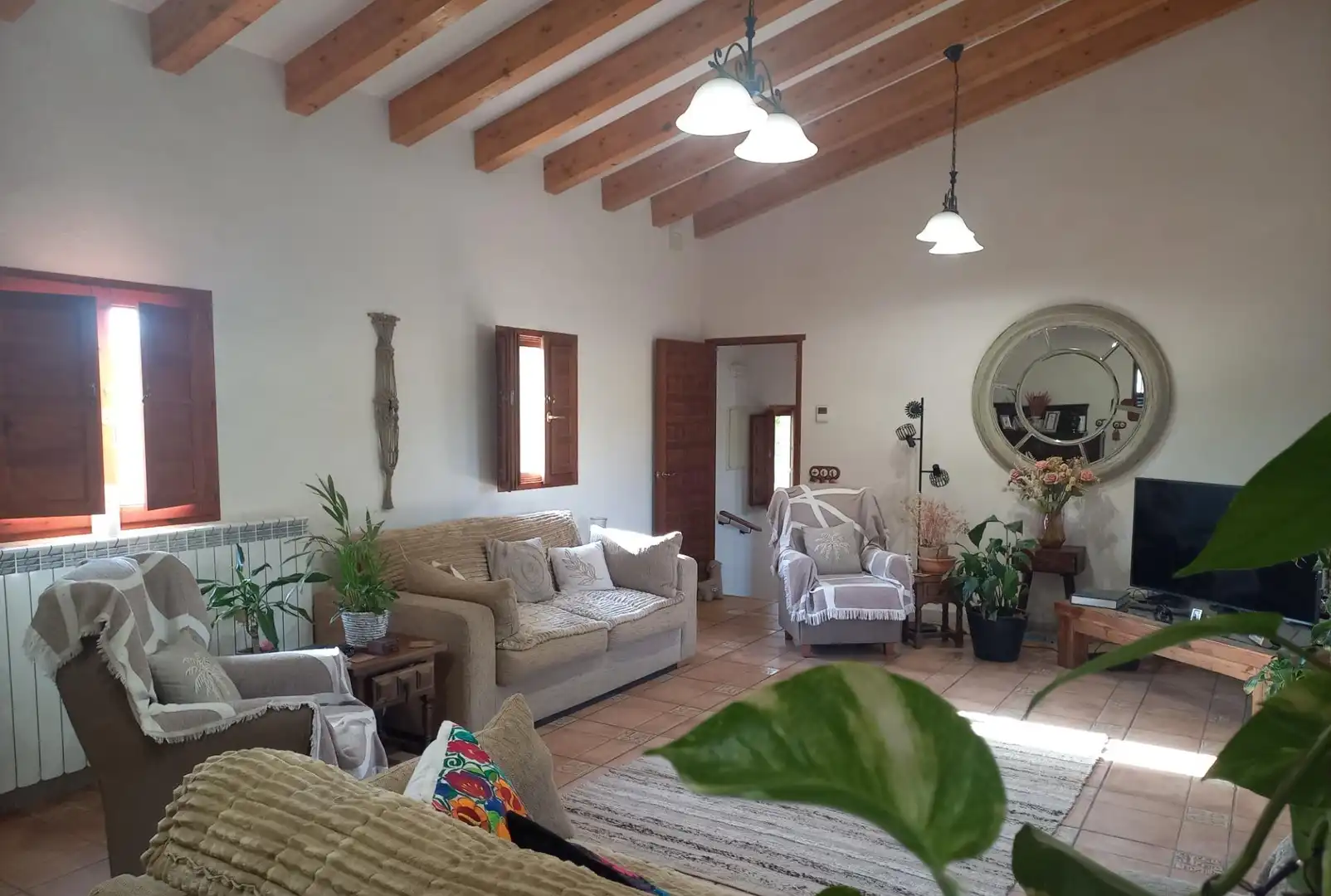Sala de estar de Finca rústica en venta en Rasquera