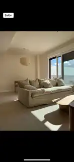 Wohnzimmer von Dachboden zur Miete in Estepona mit Klimaanlage, Terrasse und Abstellraum